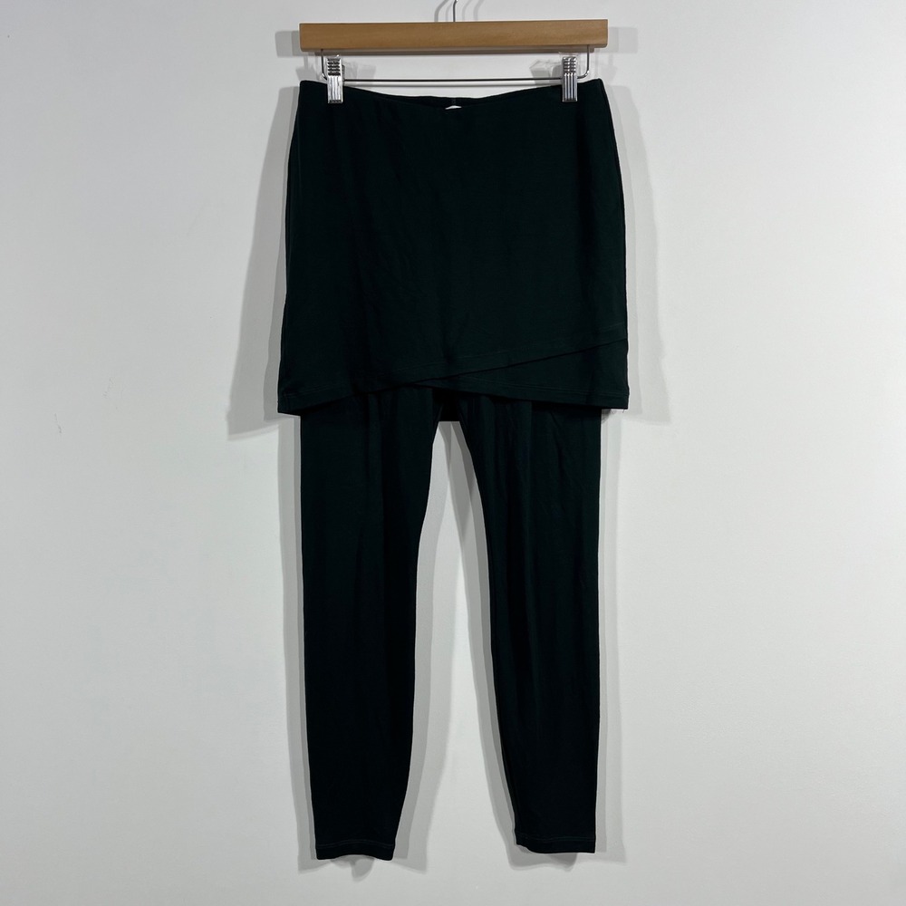Cabi 2-in-1 Skirted Leggings Crossover Tulip‎ Hem Womens Small Athleisure Modest